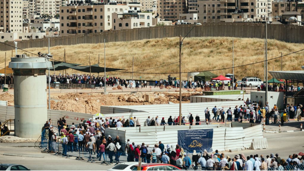 The Qalandiya Checkpoint is one of the most notorious checkpoints [Getty]