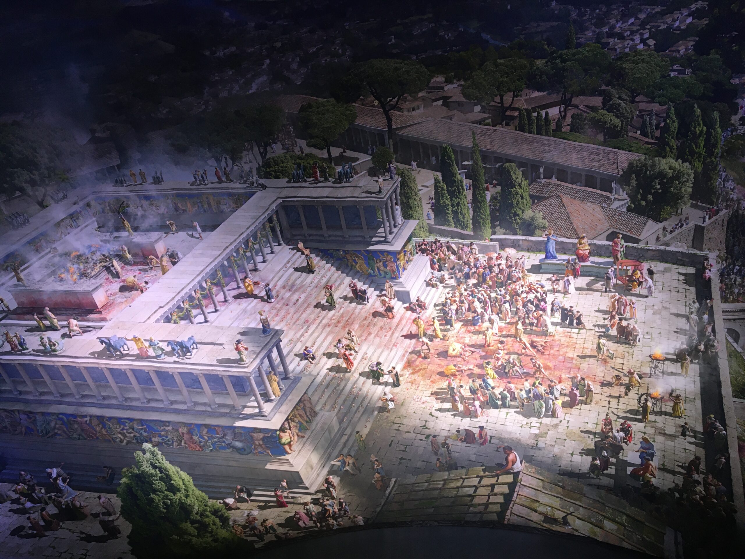Greek theater, the Temple of Dionysus.