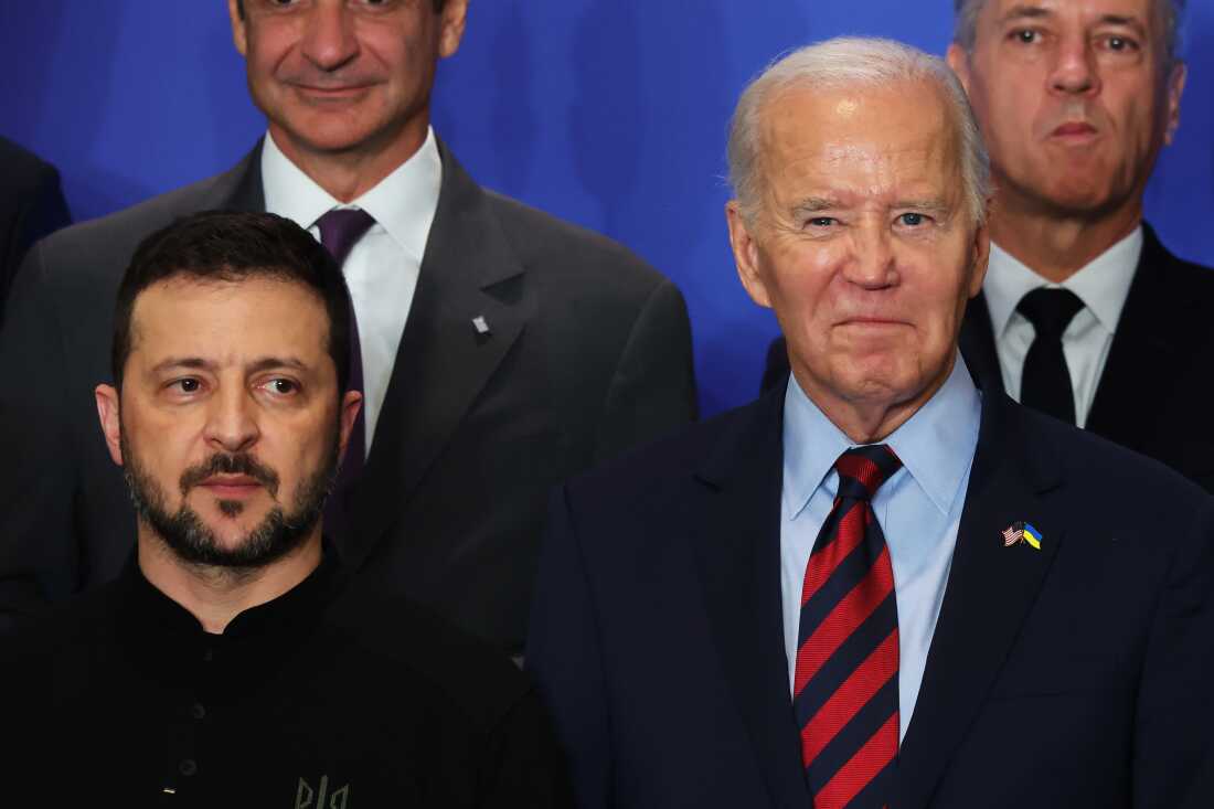 Ukrainian President Volodymyr Zelenskyy and President Biden met with world leaders on Sept. 25 on the sidelines of the United Nations General Assembly.