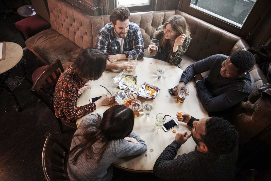 A regular time to meet up with friends over a beverage can make it easier to foster connection.