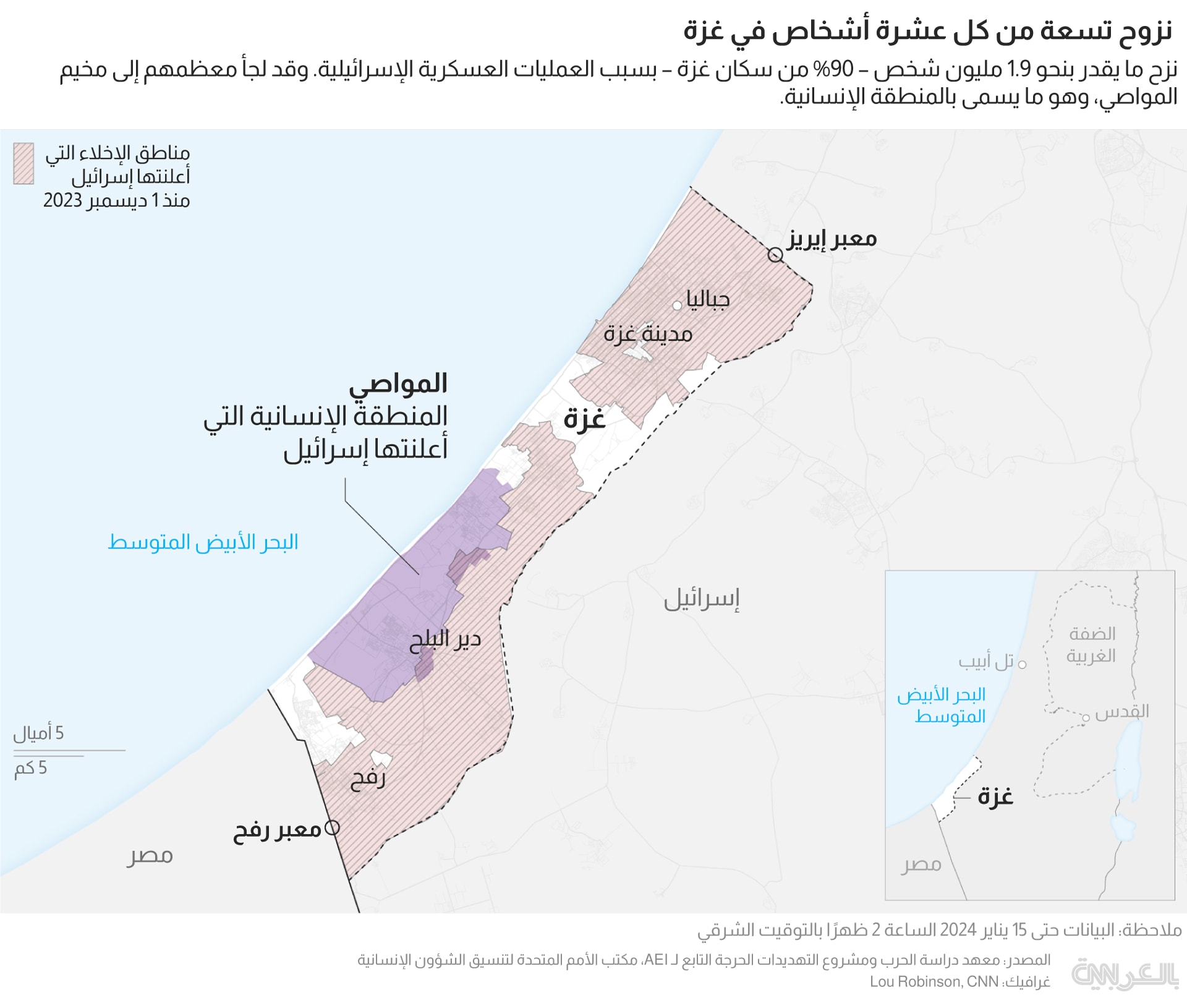 gaza displaced 15 months