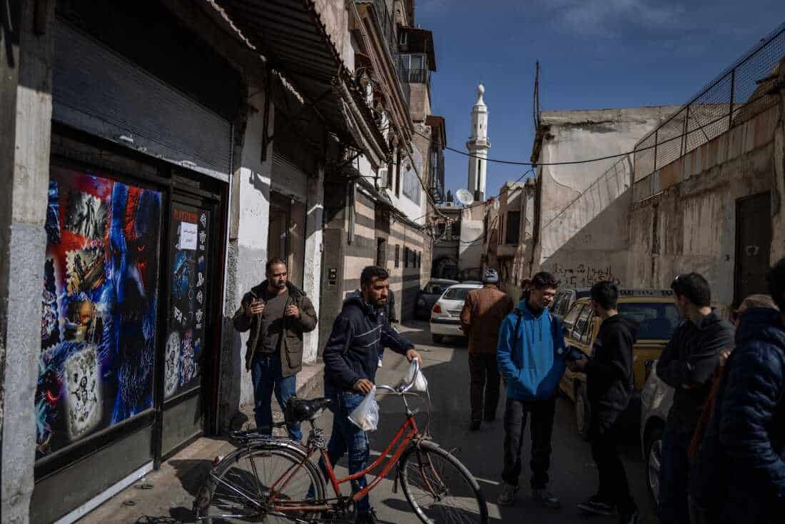 DAMASCUS, Syria, 02/18/25 Damascus’ Jewish Quarter. Ayman Oghanna for NPR