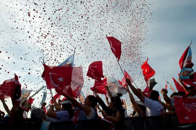 أنصار حزب الشعب الجمهوري في إسطنبول