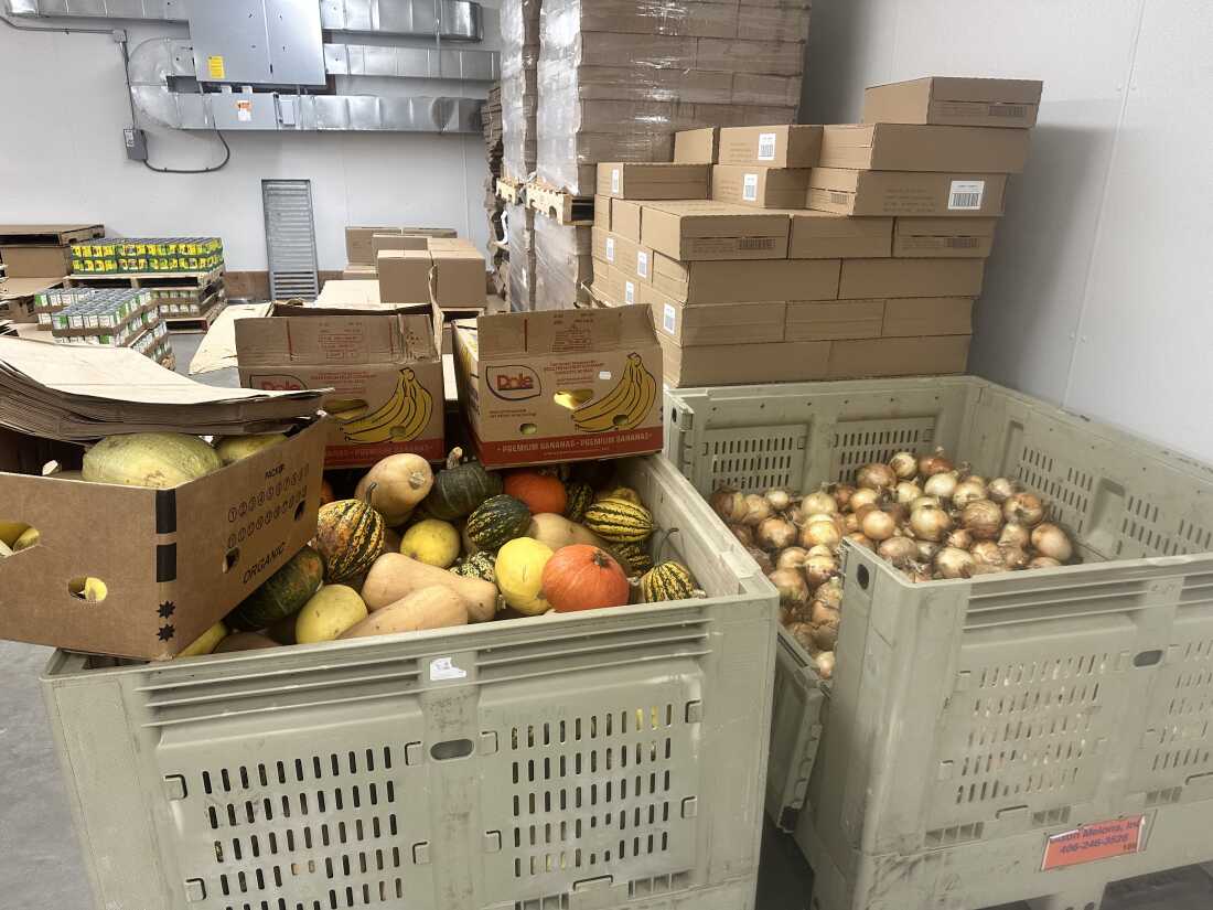 Fall produce available at the Confederated Salish and Kootenai Tribes’ commodity warehouse.