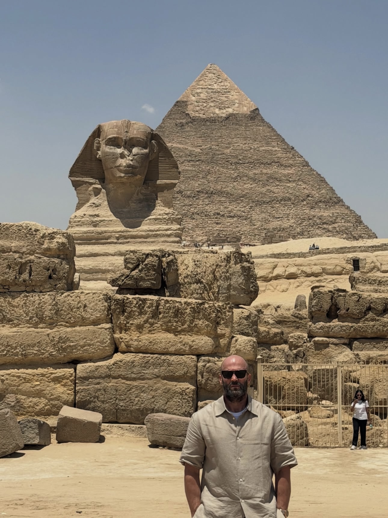 Jason Statham break the internet with Giza Pyramids visit