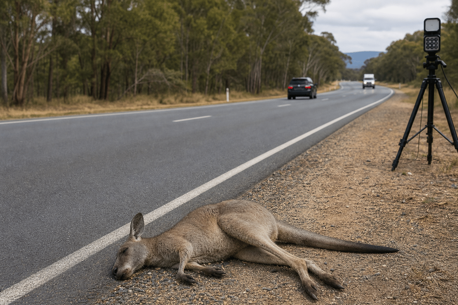 AI warning trial targets wildlife strikes near Canberra