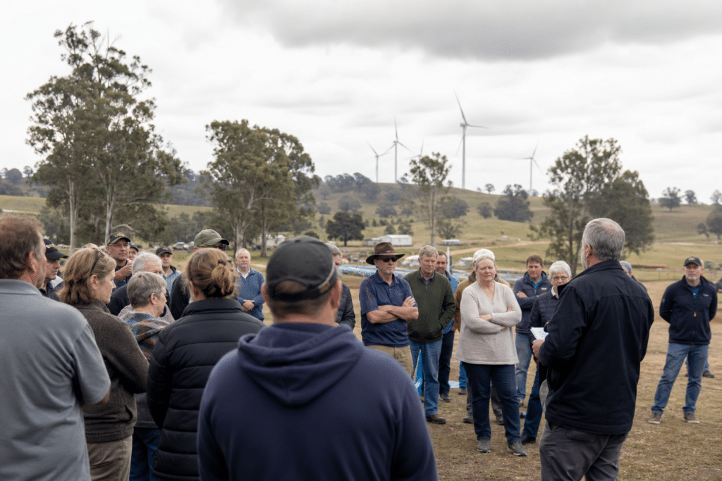 Kingaroy Residents Oppose Tarong Wind Farm Worker Camp