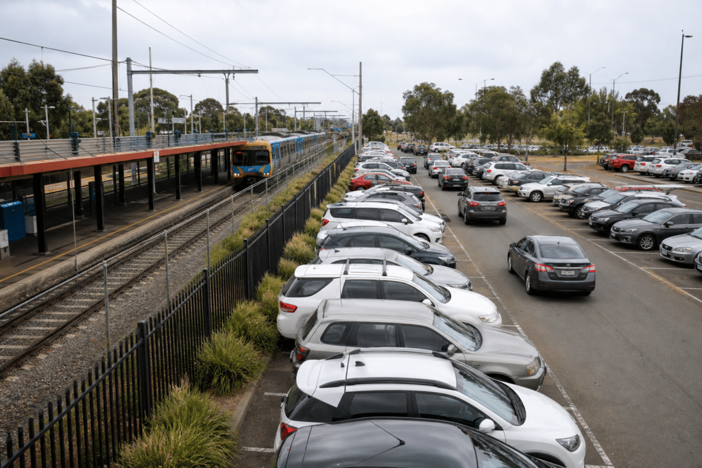 Melton rail parking pressure rises before Victorian election