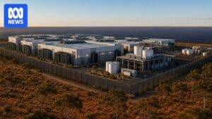 Concept image of Project Ares data centre planned for the Barkly region in the Northern Territory