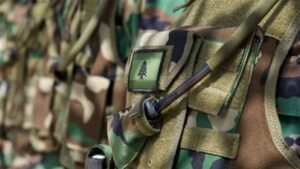 Lebanese army vehicle referenced in report about explosion in southern Lebanon
