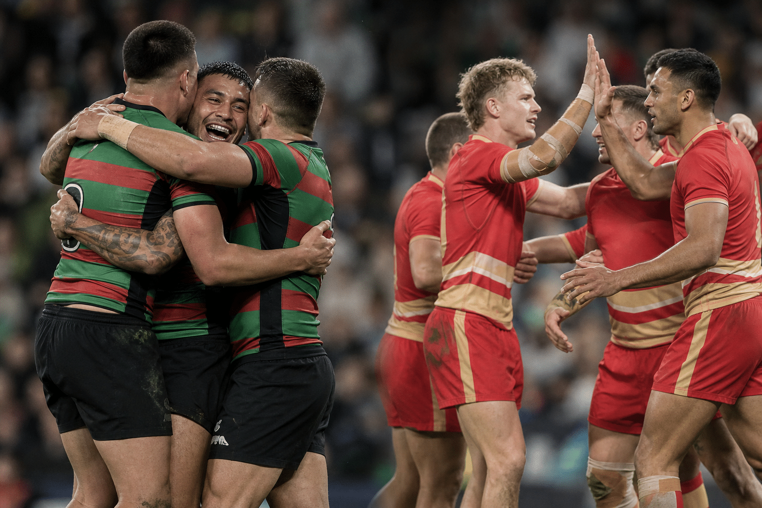 Rabbitohs and Dolphins strengthen finals positions