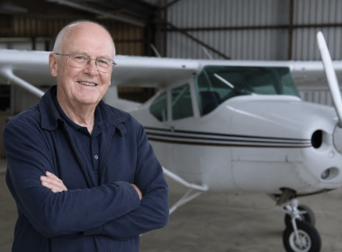 Len Neale keeps his childhood aviation dream flying